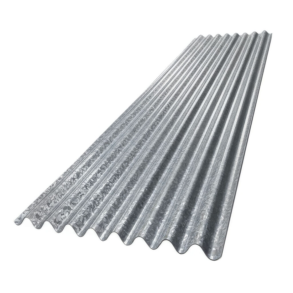 Chapa de Techo Acanalada Calibre 27 Galvanizada Fucile Grupo Fucile -