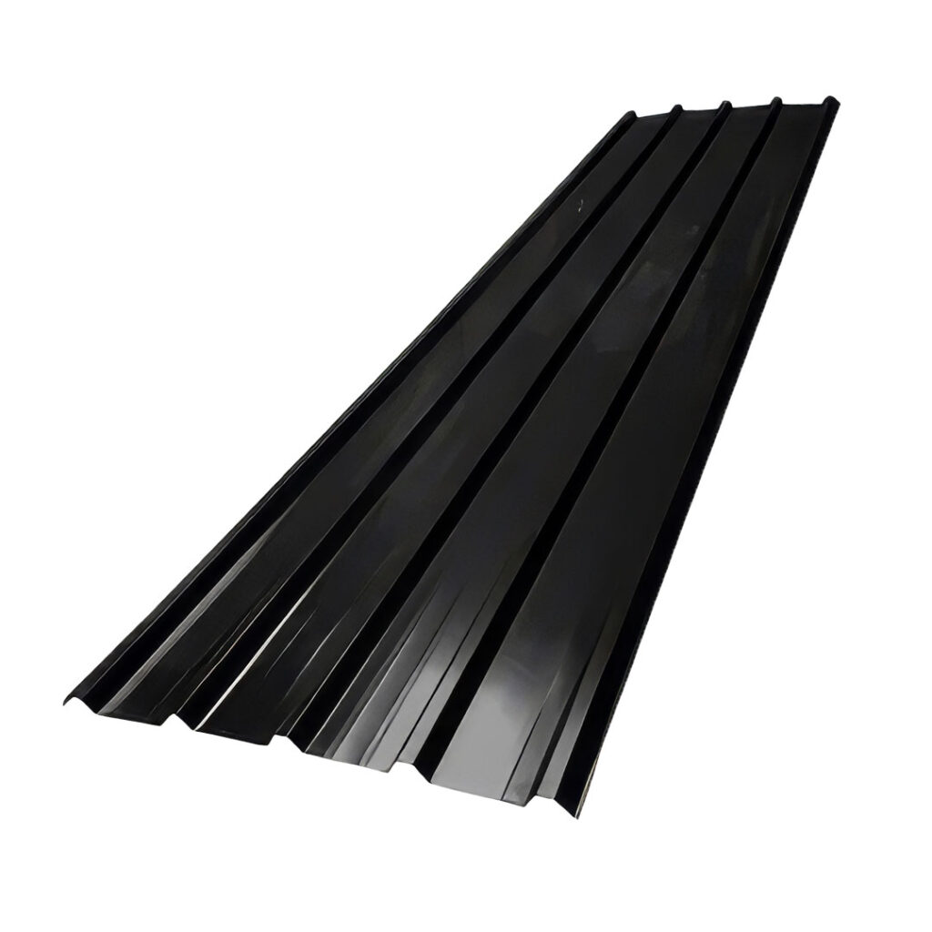 Chapa de Techo Trapezoidal Calibre 25 Prepintada Negra Fucile Grupo Fucile -