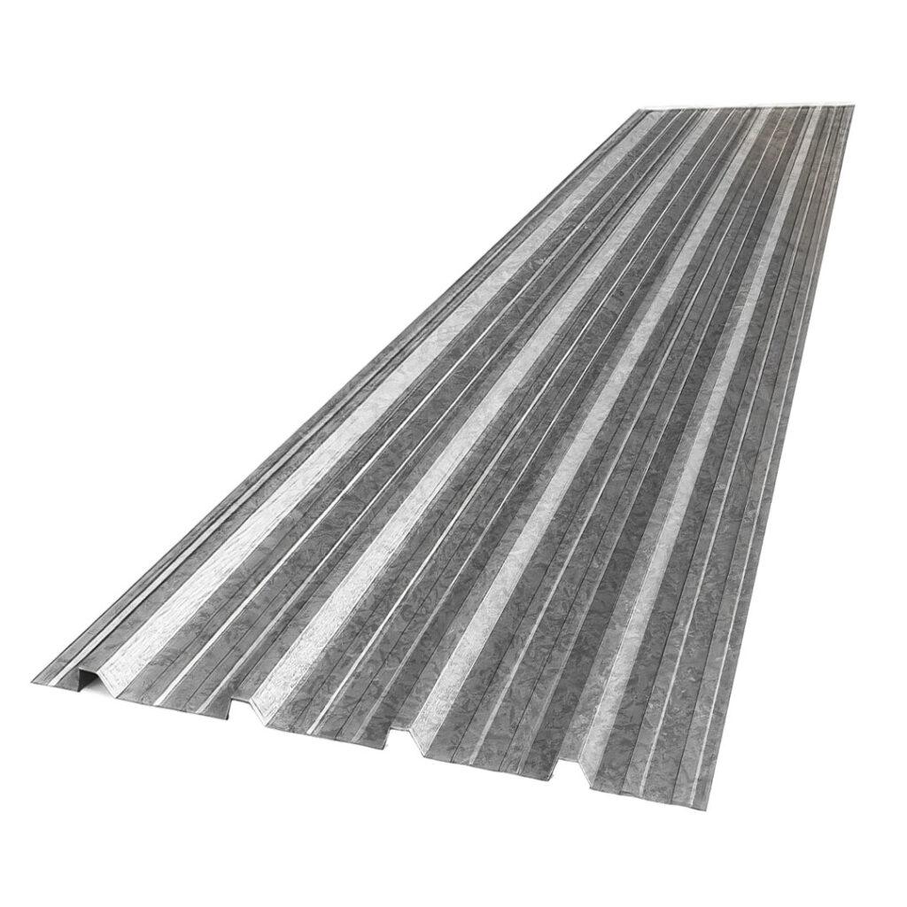 Chapa de Techo Trapezoidal Calibre 27 Galvanizada Fucile Grupo Fucile -